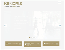 Tablet Screenshot of kendris.com